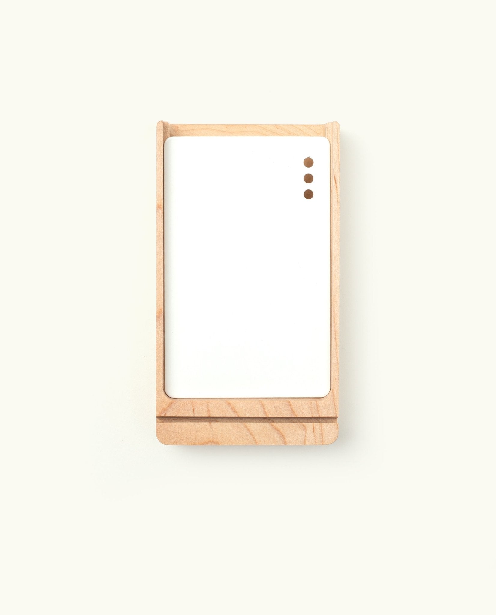 Analog Wood Card Holder (Maple)