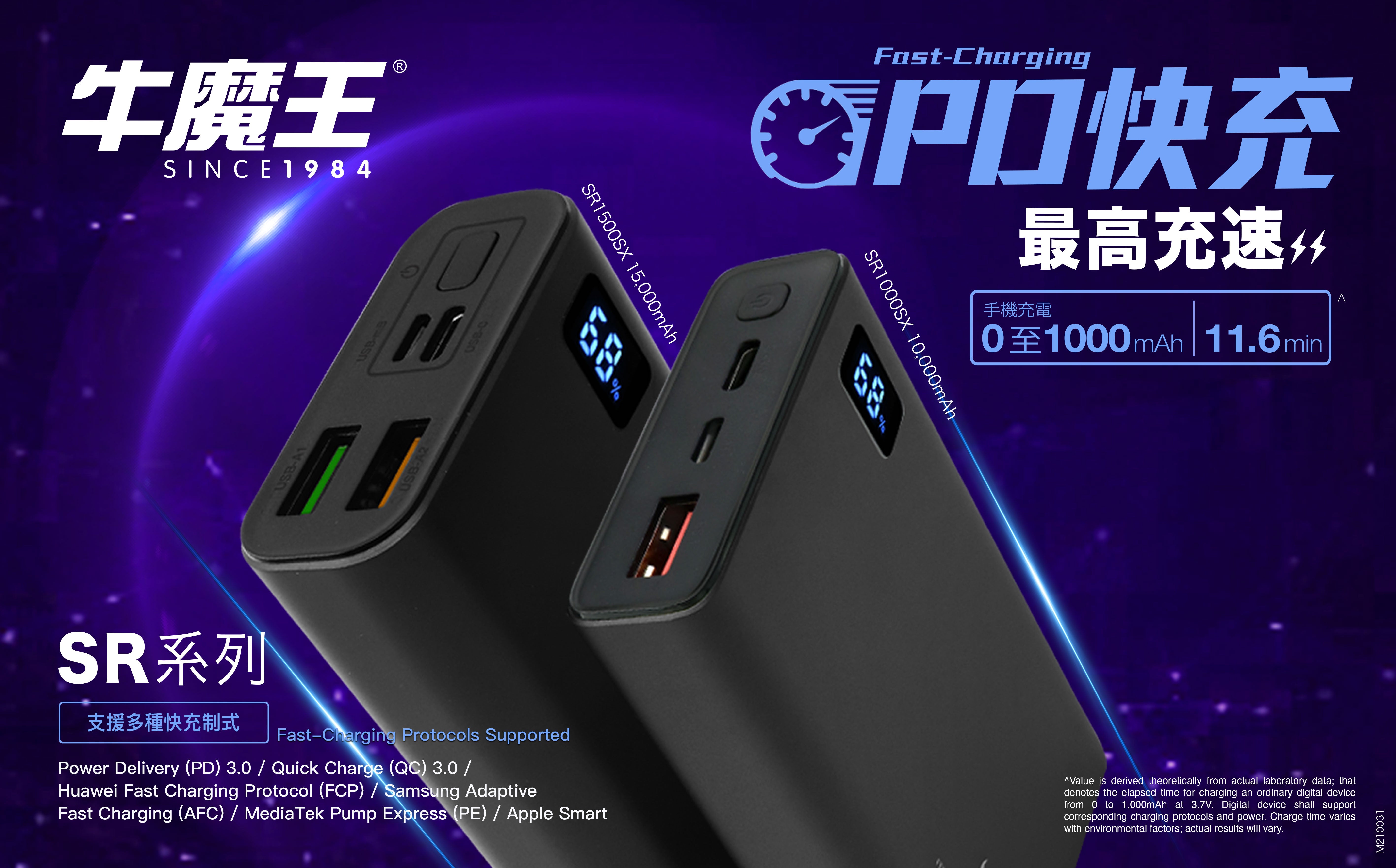 牛魔王 SR1000SX 10,000mAh 外置充電器