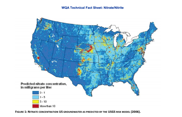 Nitrate/Nitrite Map