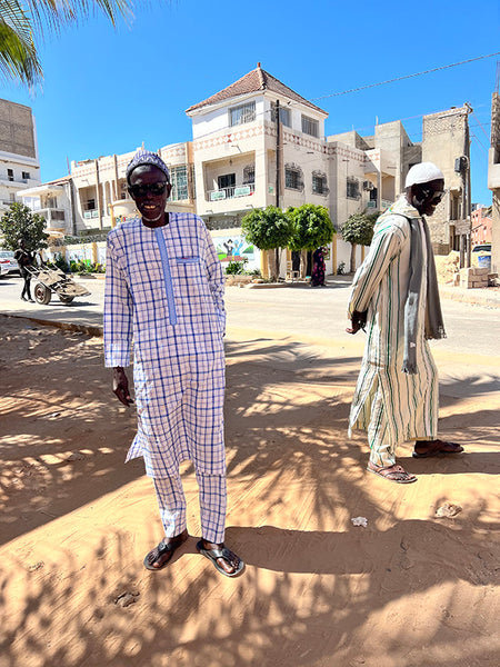 Dakar street, two men
