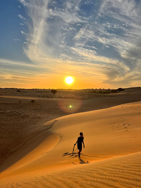 Desert hike, sky