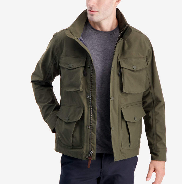 Men’s Olive Green Field Jacket | Bluffworks