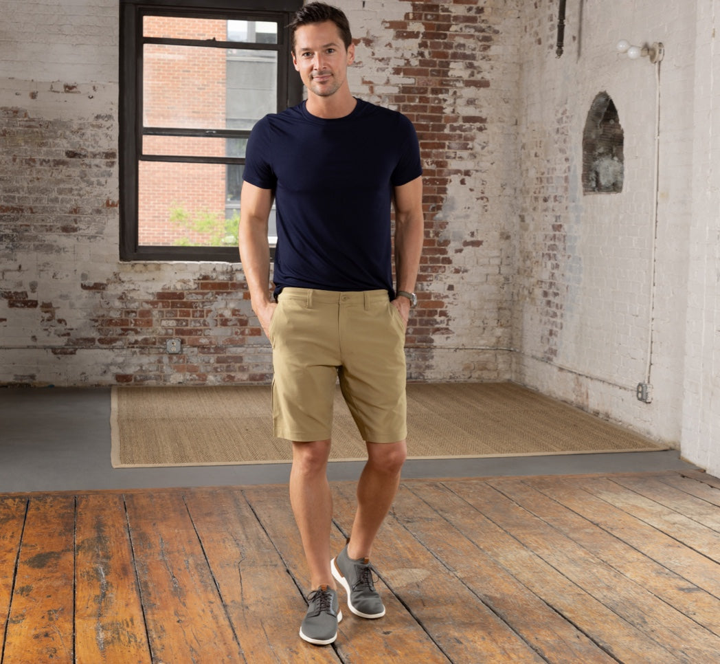 Casual Shorts for Men — Desert Khaki | Bluffworks