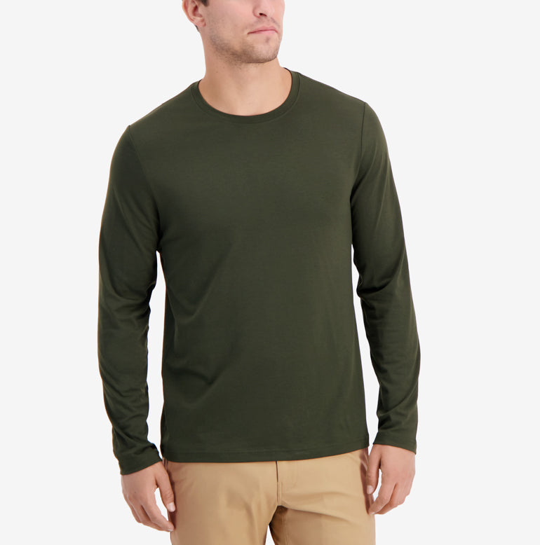 Men’s Olive Green Long Sleeve Shirt | Bluffworks