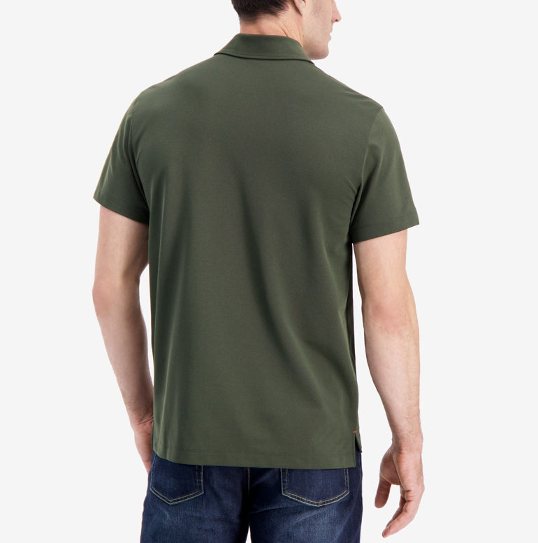 Deep Olive  Green  Polo  Shirt Bluffworks