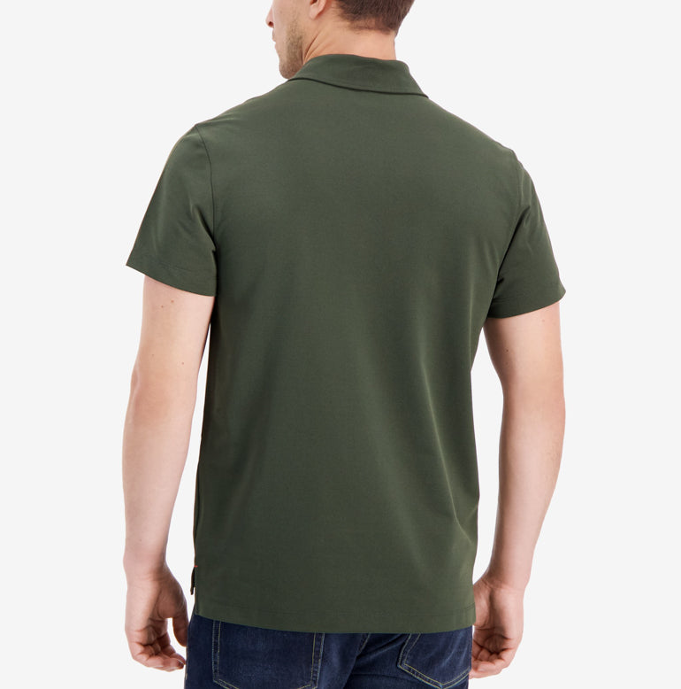Deep Olive  Green  Polo  Shirt Bluffworks