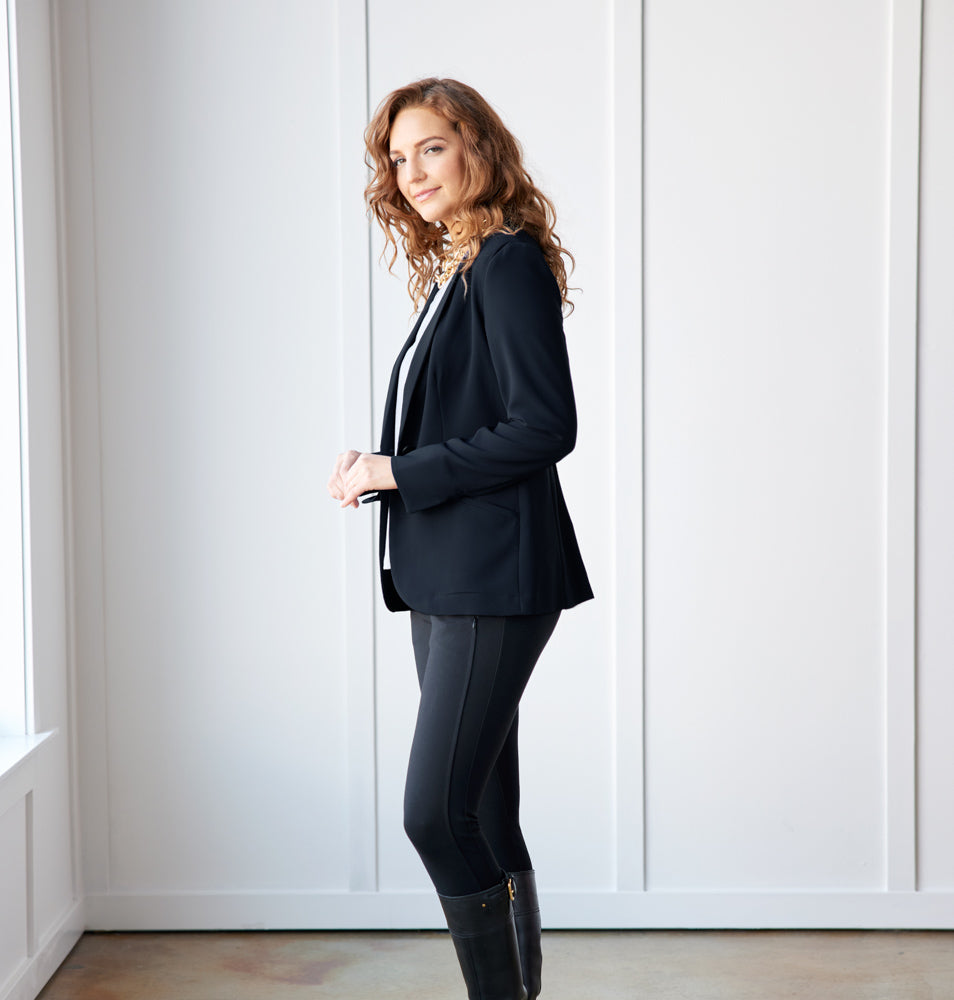 Trevi Black Blazer for Women | Bluffworks