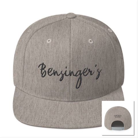 Bensinger's Chicago IL USA - Embroidered Snapback Hat – Pool Legends