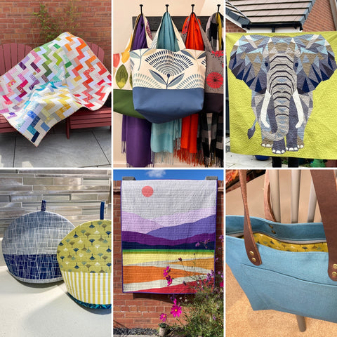 Image of quilts and tote bags