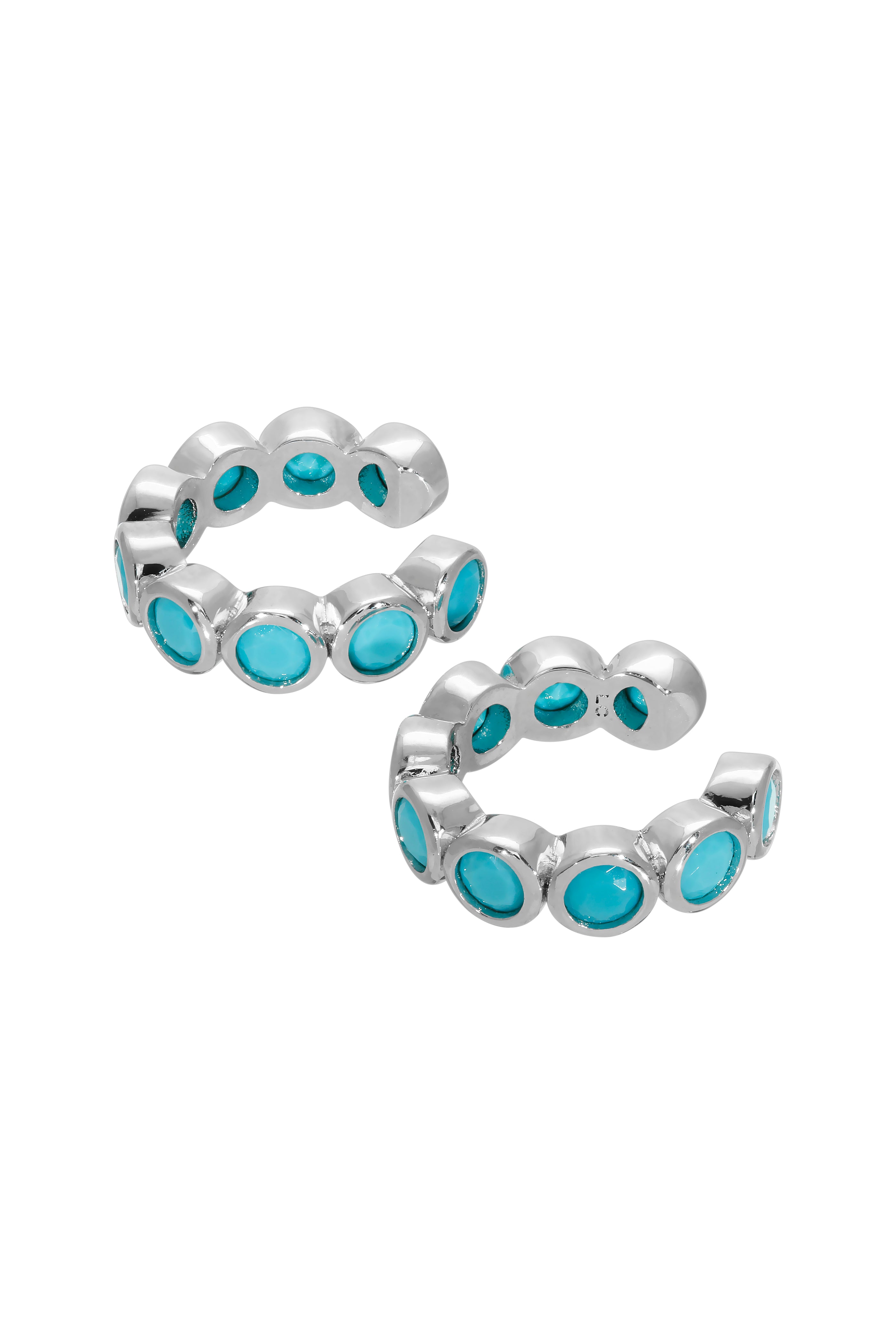 REESE EAR CUFF, TURQUOISE