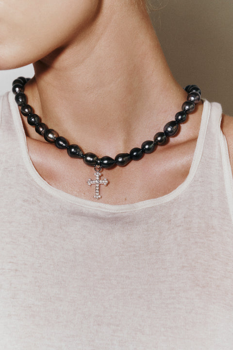 Double Cross Necklace – Lili Claspe