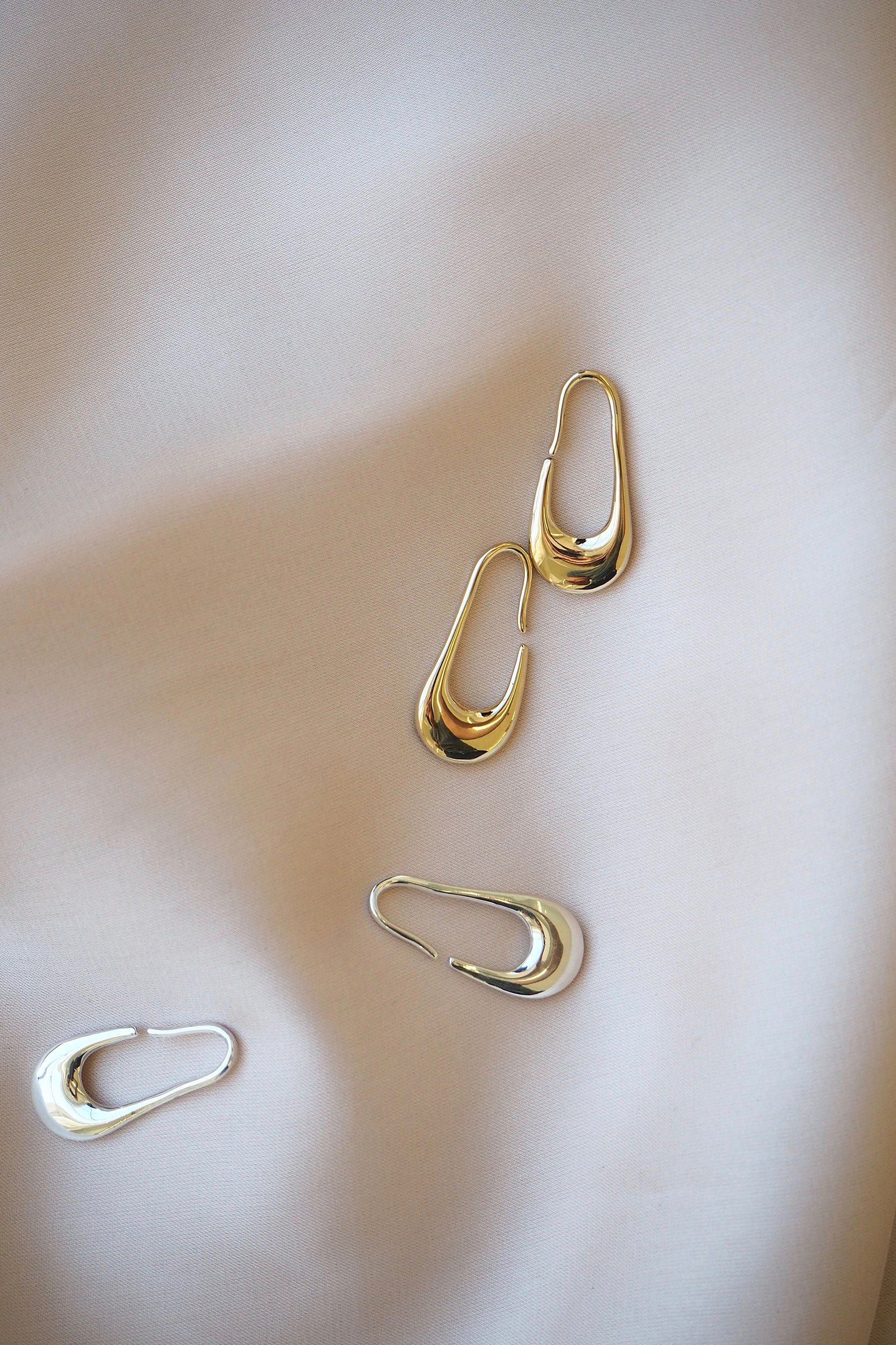 FISH HOOK EARRINGS | HIGH POLISHED BRASS