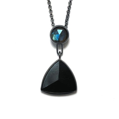 Black Tourmaline + Labradorite Magic Talisman, Alex Lozier Jewelry