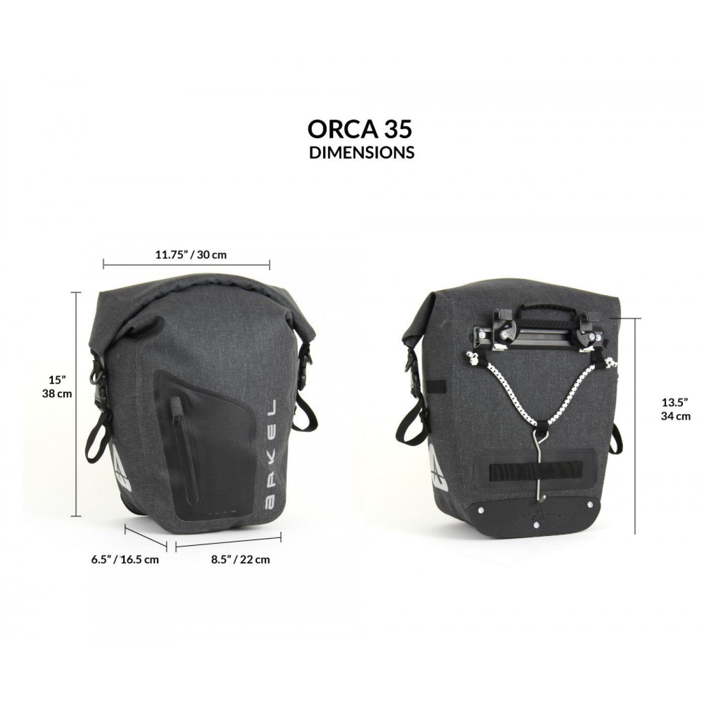 Arkel Orca Touring bags - CANARY CYCLES
