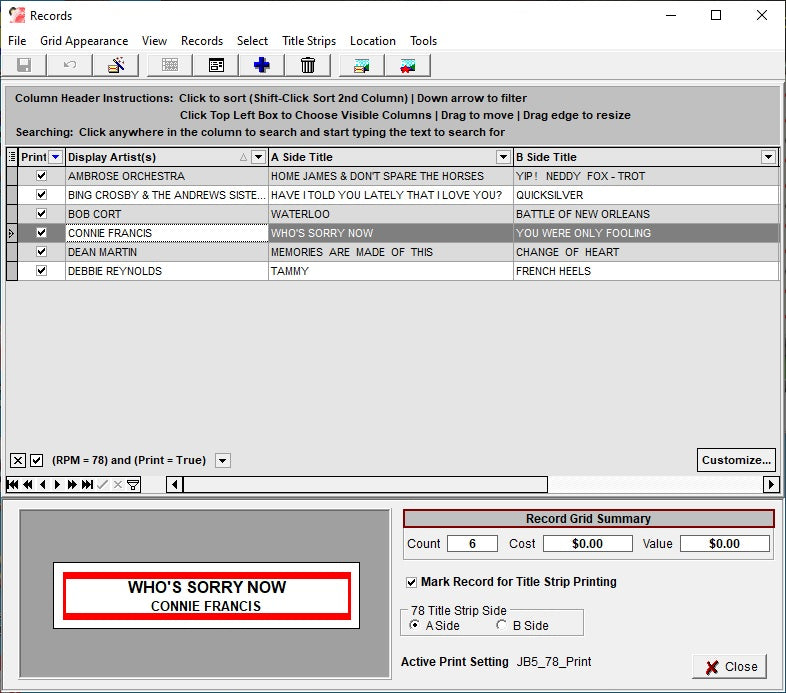 jukebox directory template using excel