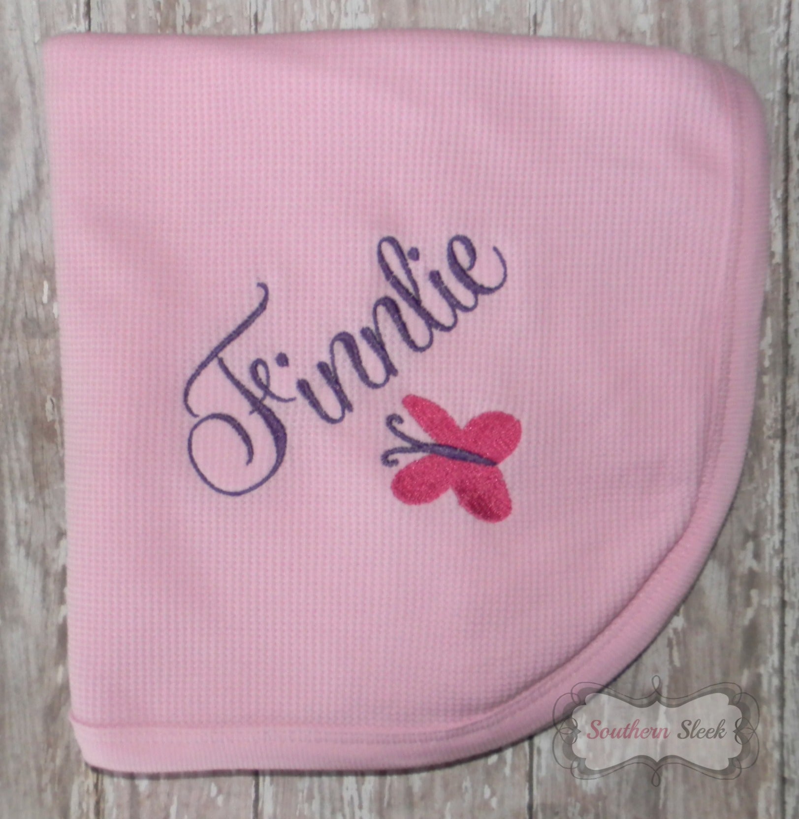 baby blanket with name embroidered