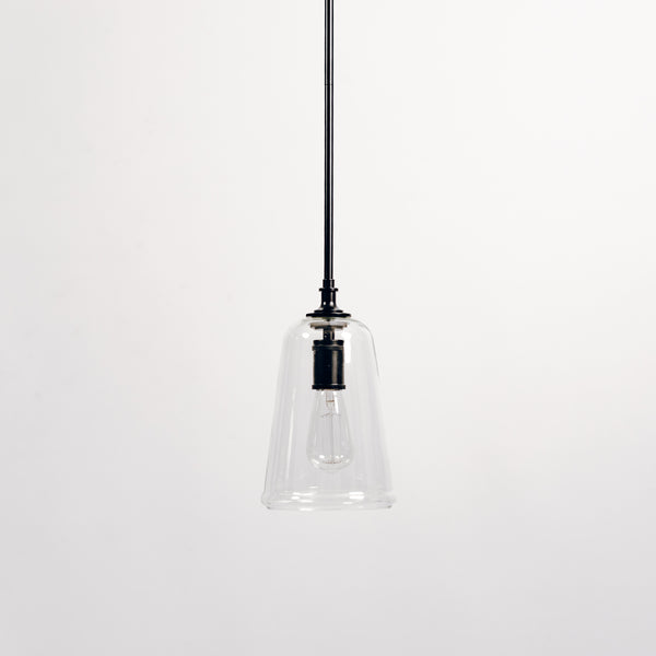 glass pendant lights with black cords