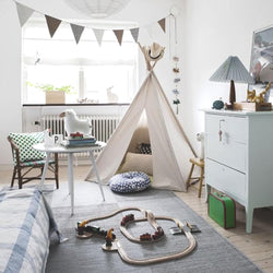 Modern Teepee Tent Cubby House With Window Ivory Deene