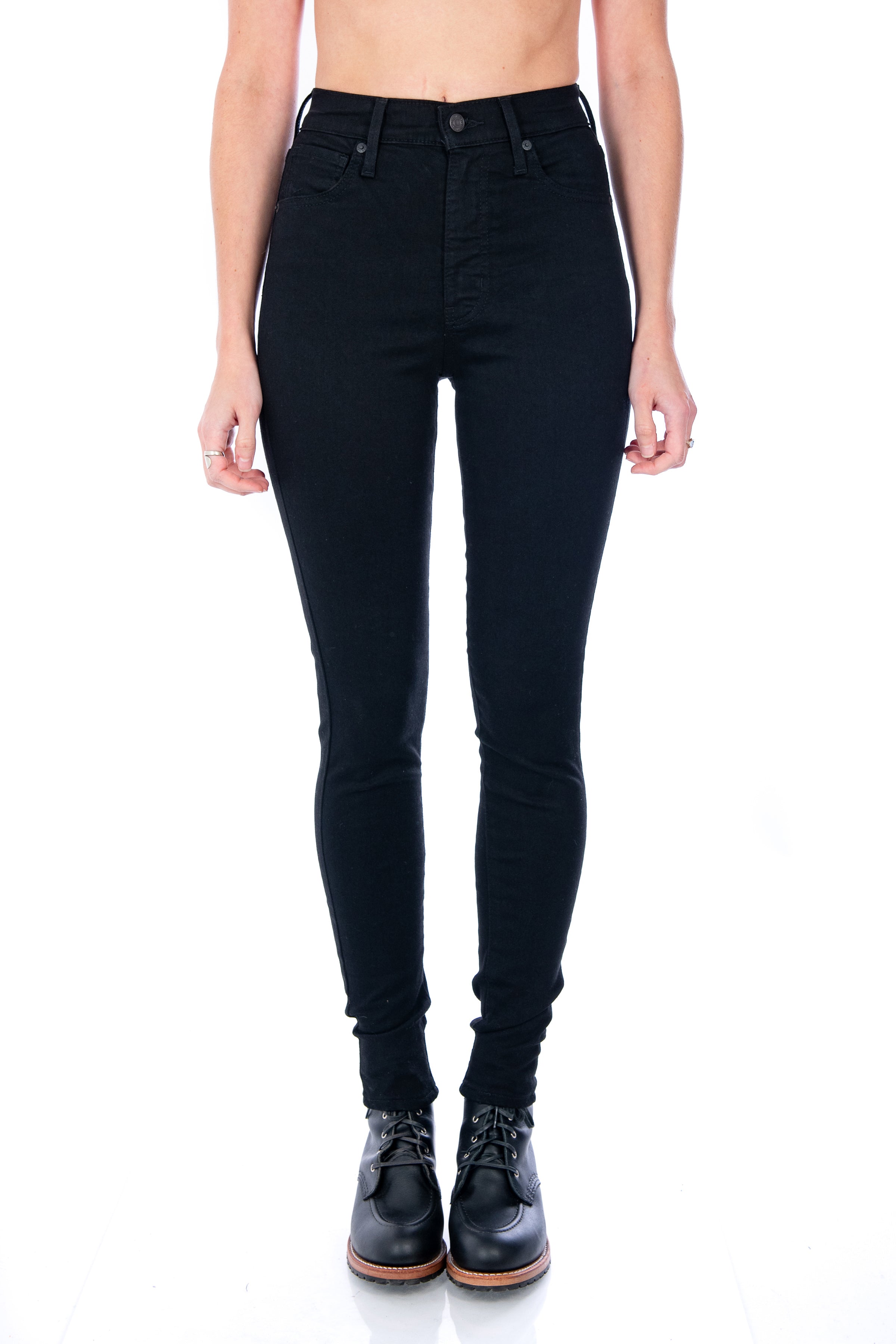 levi's mile high skinny black