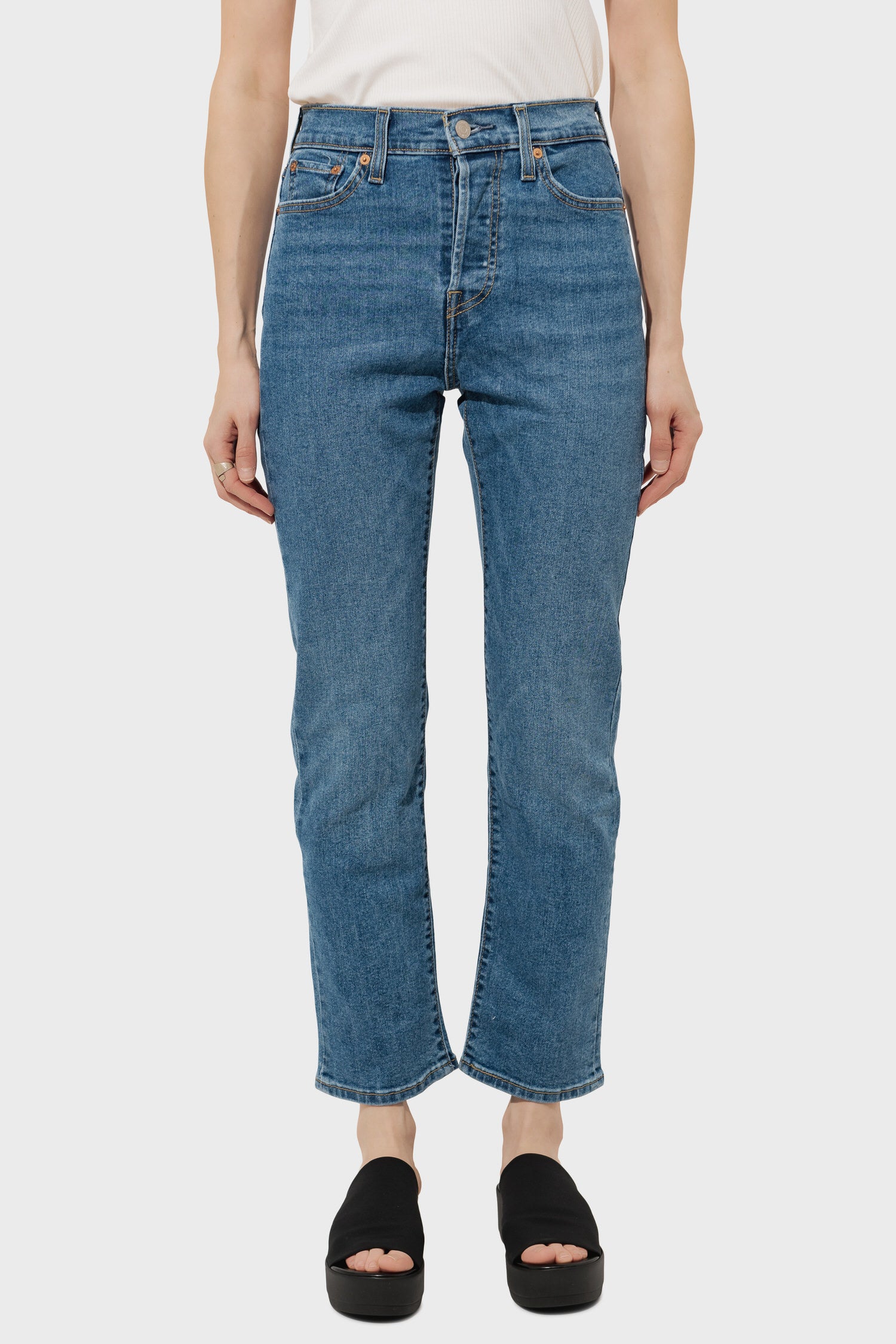 Women's Levi's Wedgie Straight Fit in Love in the Mist — Philistine