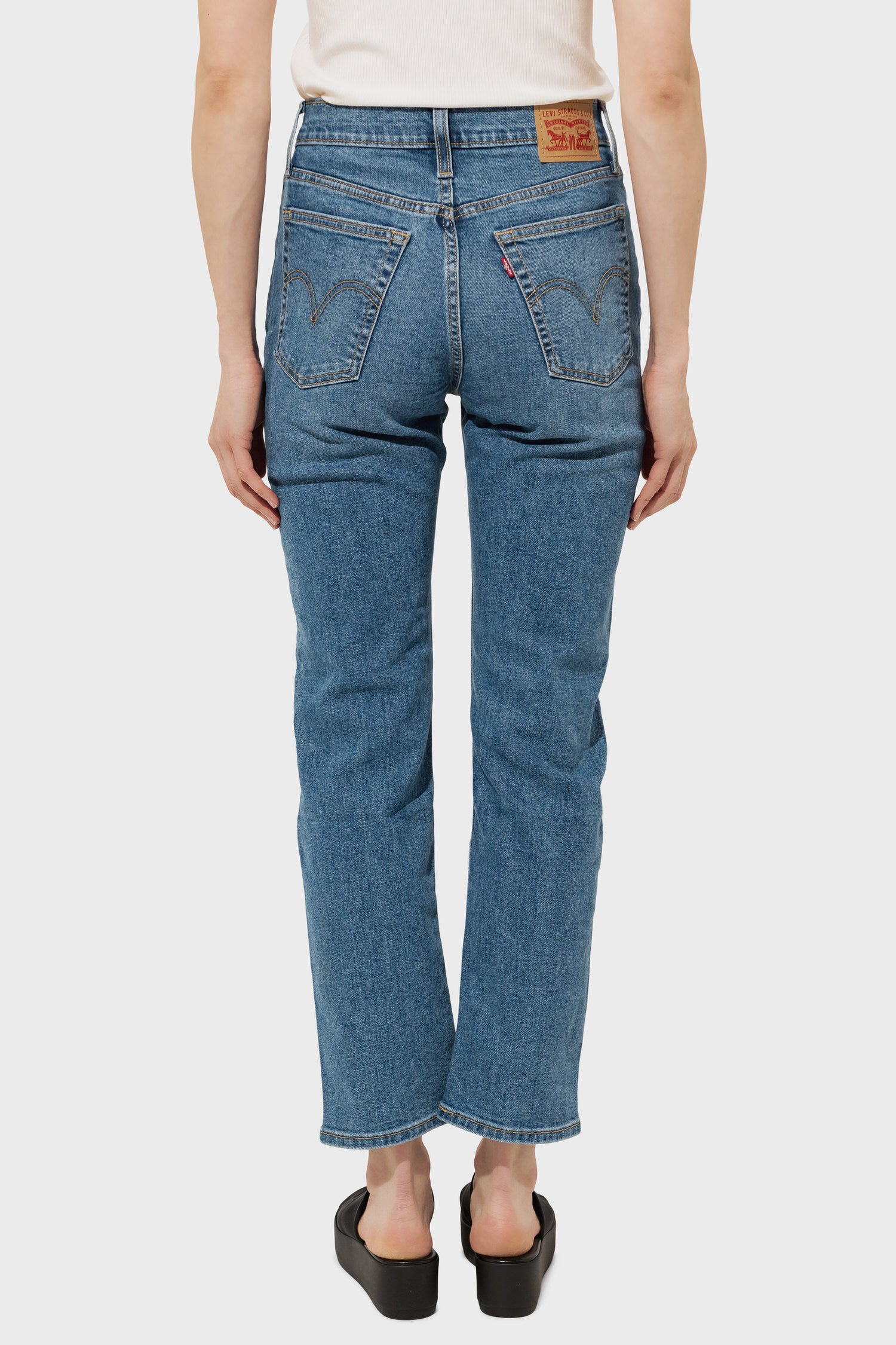 Women's Levi's Wedgie Straight Fit in Love in the Mist — Philistine