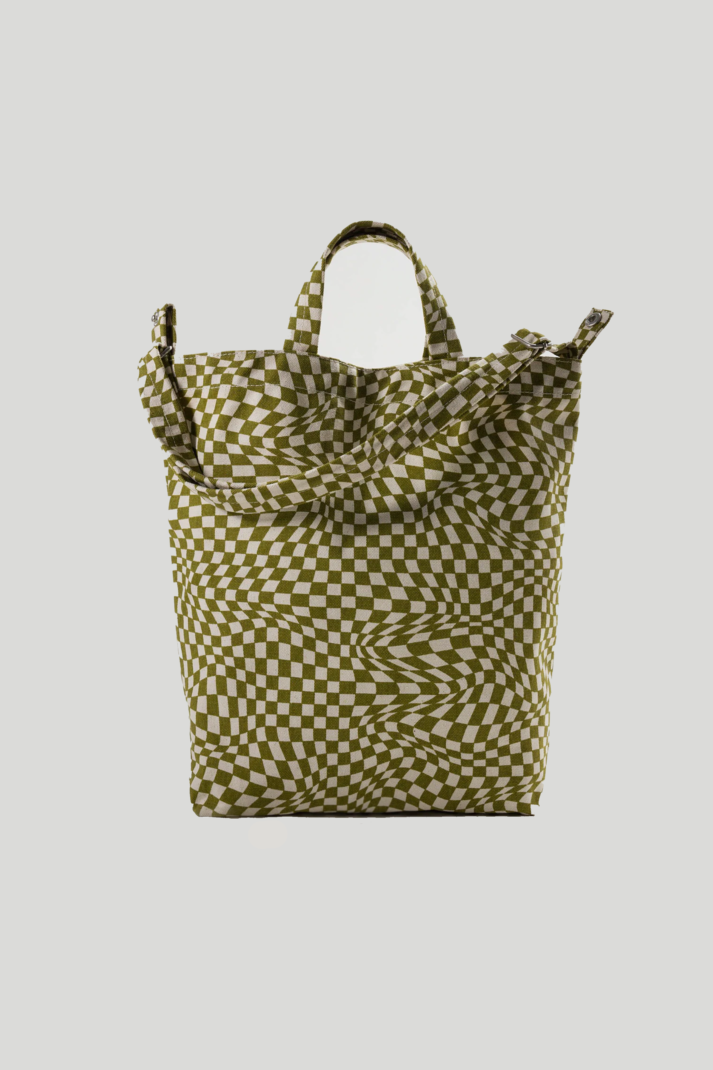 Baggu Nutmeg Leopard Horizontal Duck Tote Bag