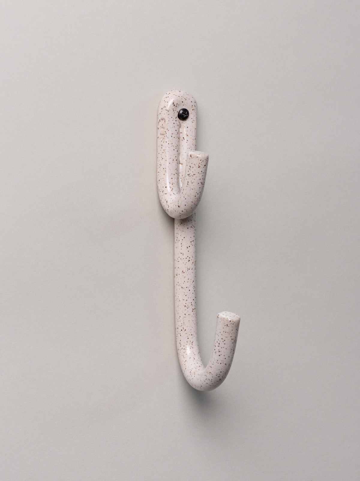 Leggy Long Wall Hook, Speckled: SIN ceramics & home goods - Made in  Brooklyn – SIN