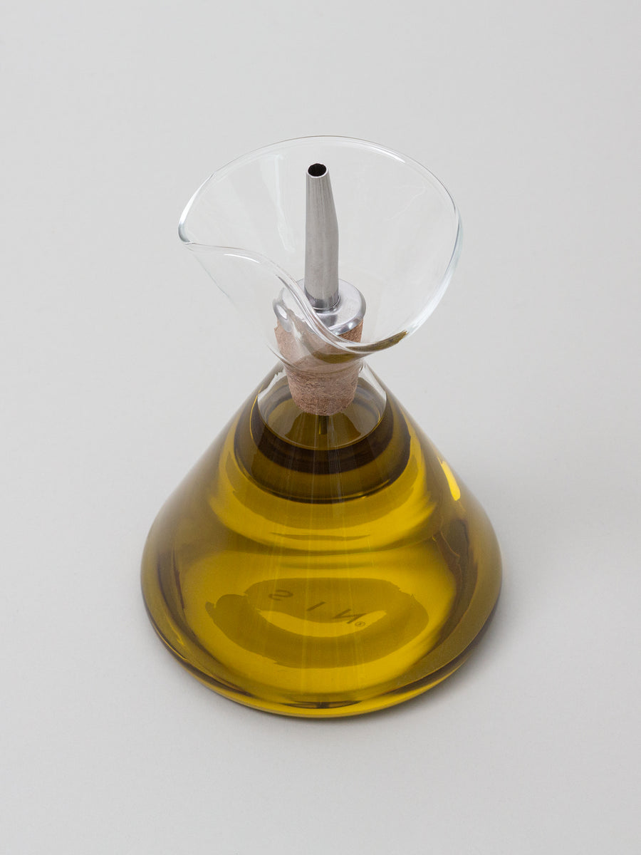 Fauna Glass Oil Cruet, Clear