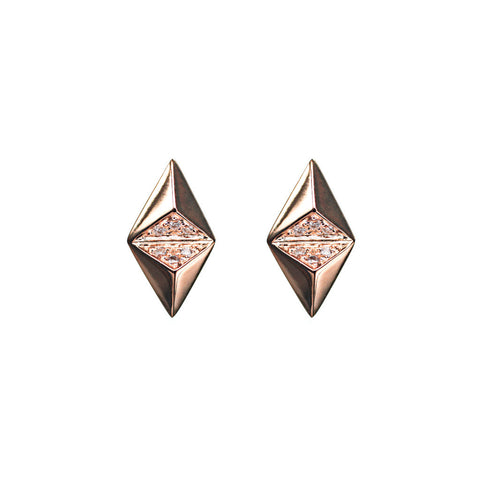 MARIA BLACK FINE JEWELRY Billy Diamond Rose Gold Earring | KAVUT