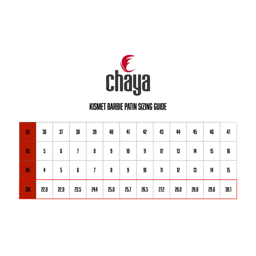 Chaya Kismet_Size Chart – Madame Quad