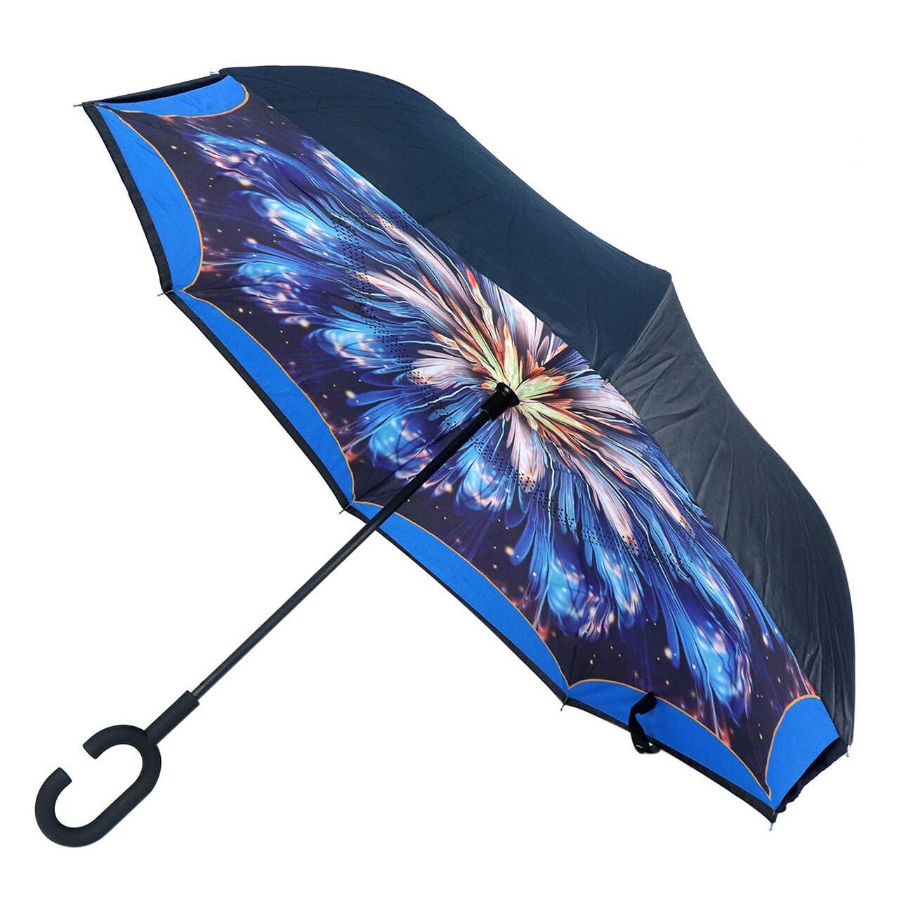 Solid Color Double Layer Inverted Umbrella