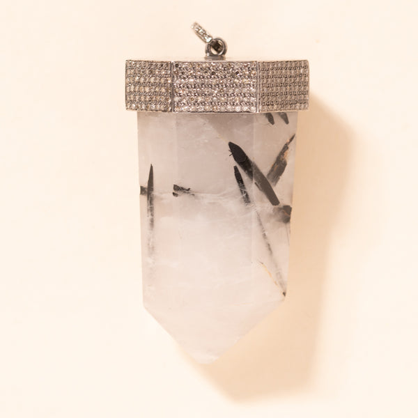 six sides retaliated crystal pendant 