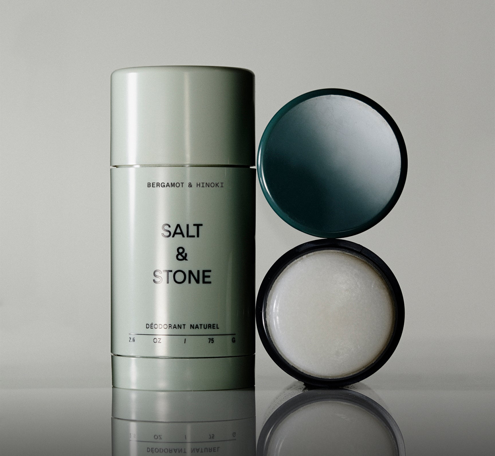 Déodorant naturel – Bergamote & Hinoki Salt & Stone Suisse
