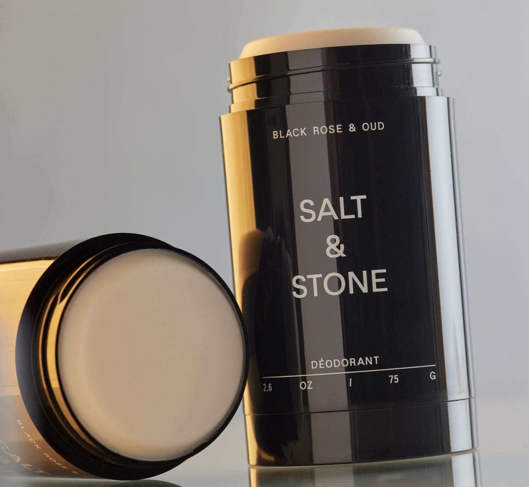 Natürliches Deodorant – Schwarze Rose und Oud Salt & Stone Suisse