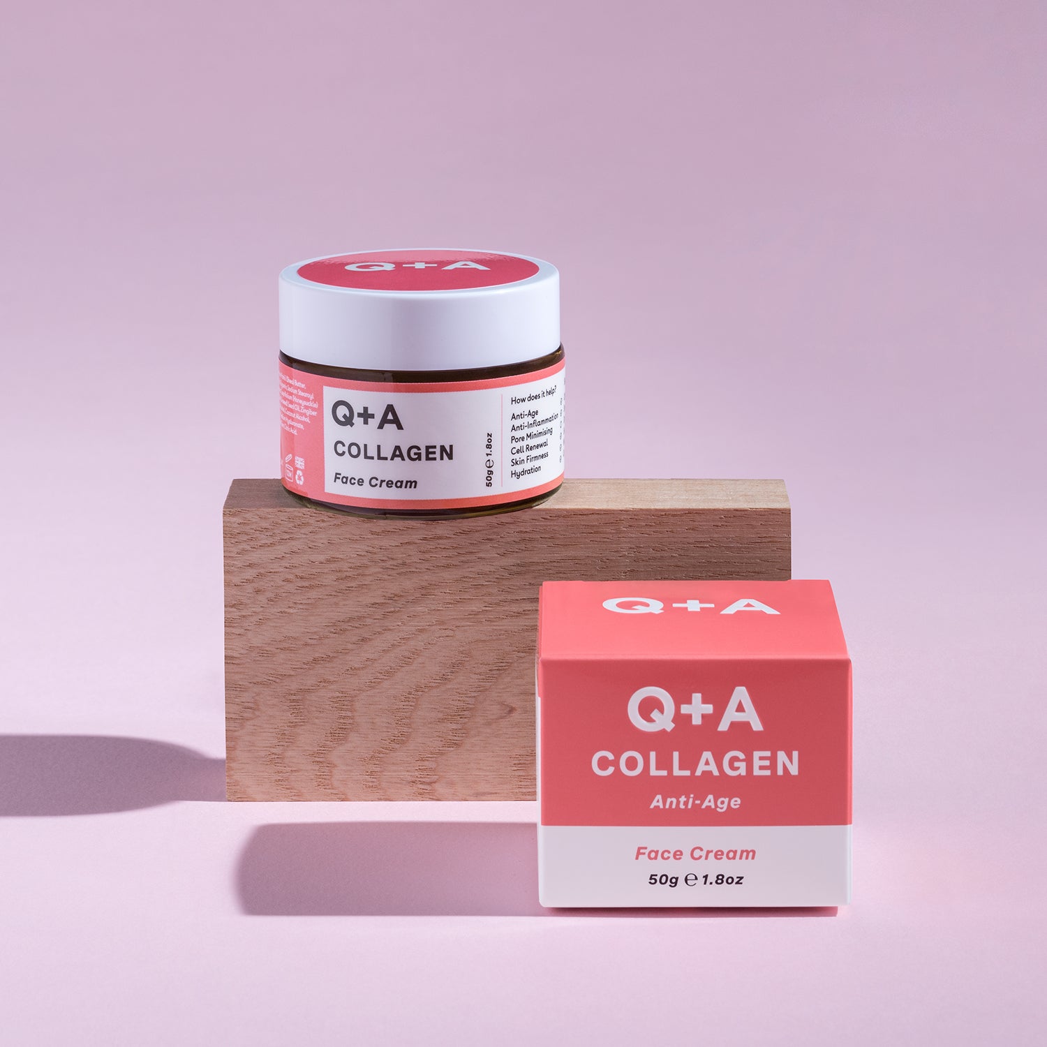 Crème visage anti-âge Collagène – Face cream Q+A Suisse