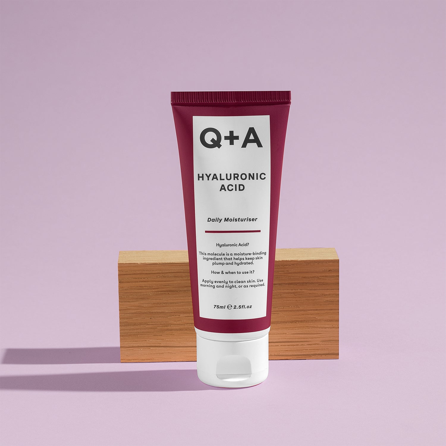 Crème visage Acide Hyaluronique – Daily moisturiser Q+A Suisse