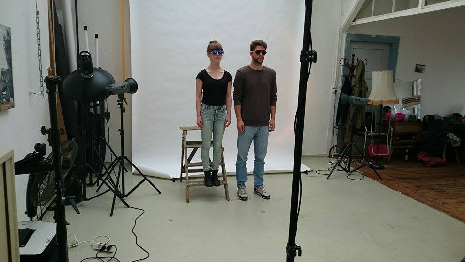 Kerstin und Axel beim TAS-Fotoshooting