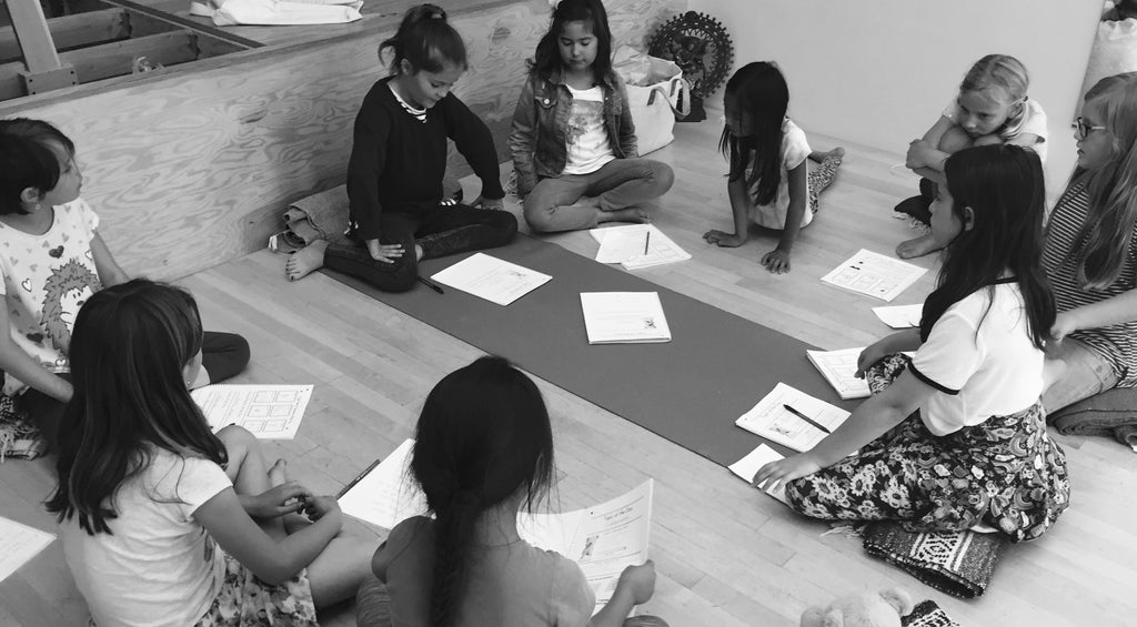 kids learning mindfulness