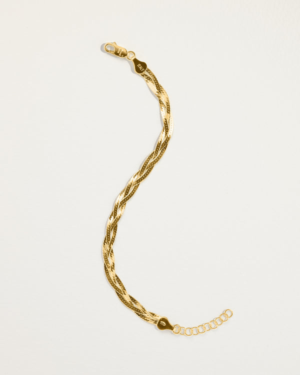 Vintage Braided Herringbone Chains Necklace, Woven... - Depop