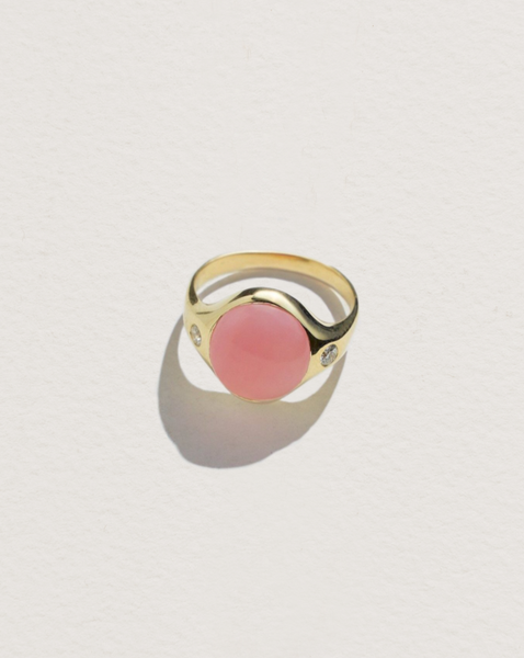 Pamela Love Pink Opal Essential Ring