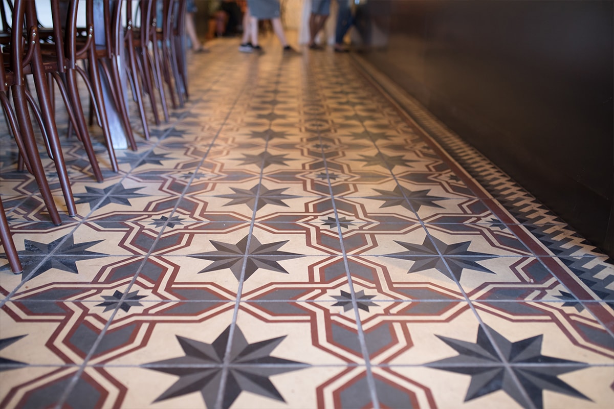 Balzacs Coffee Kitchener Tile Floor