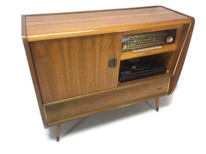 **SOLD OUT** KORTING DELMONICO 60s Mid Century Stereo Console Turntabl ...