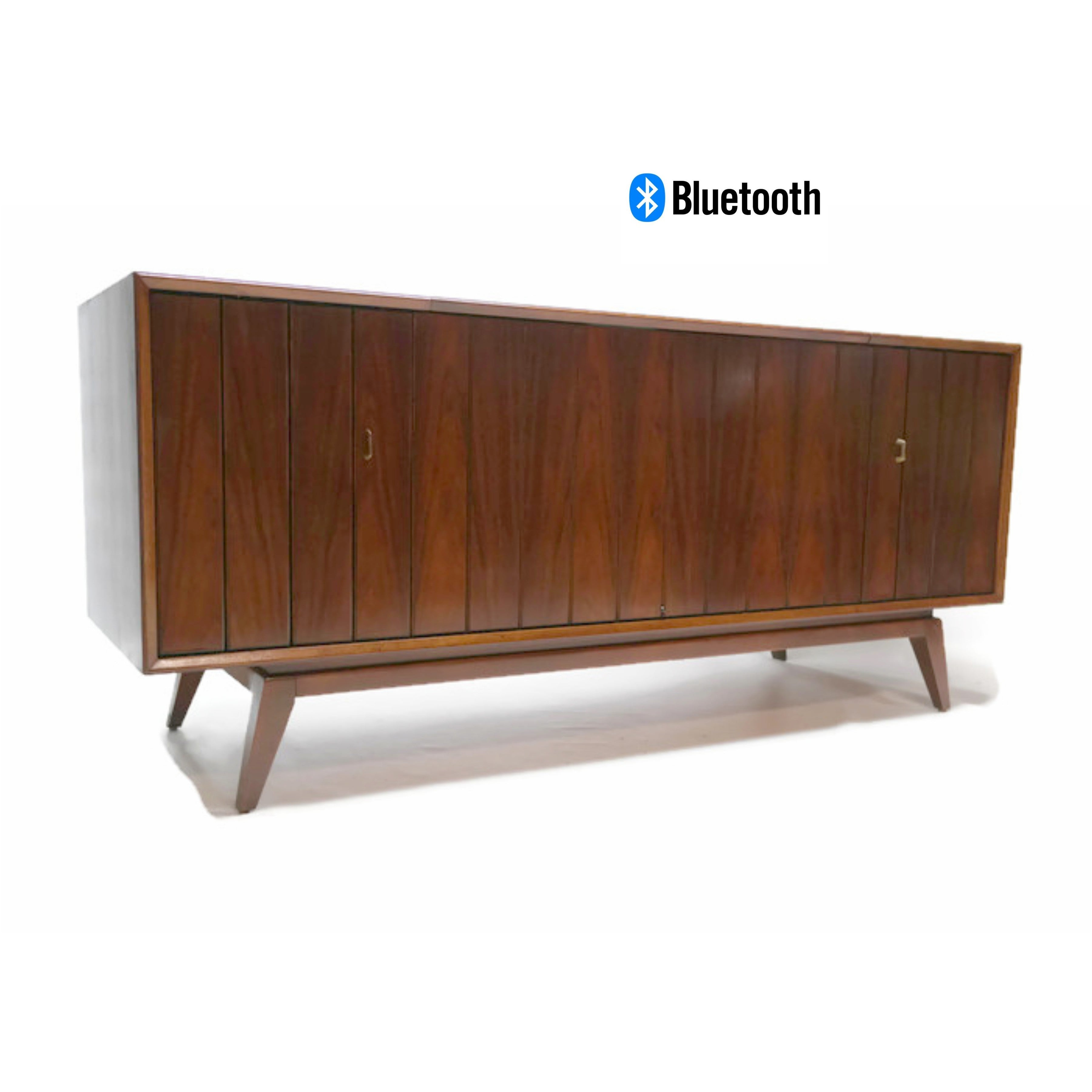 **SOLD OUT** ZENITH DELUXE Louver Door Record Player Changer Stereo Console AM FM Bluetooth