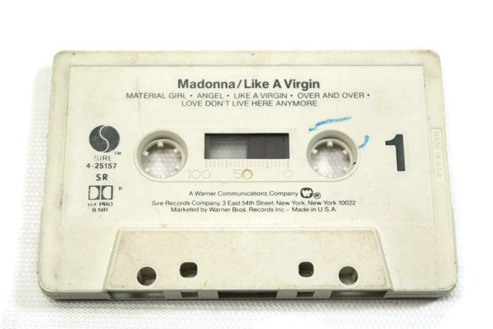 Download MADONNA - Vintage Cassette Tape - LIKE A VIRGIN - The ...