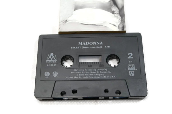 Download MADONNA - Vintage Cassette Tape - SECRET - The Vintedge Co.