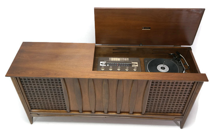 Sold Out Dumont Mid Century Vintage Record Player Changer Stereo
