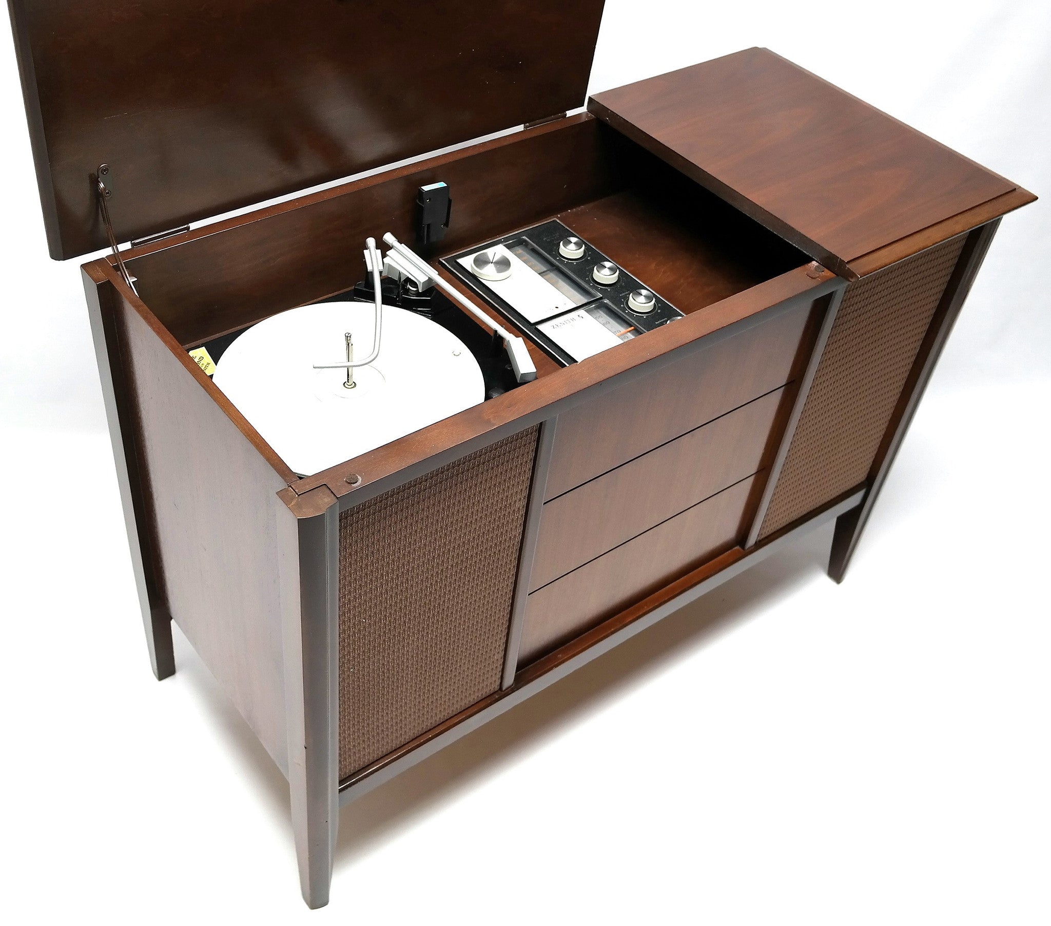 Modern Record Player Console 