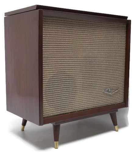 Mid Century Modern Philco Vintage Hi Fi Console Record Player