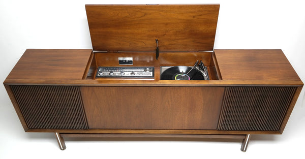 stereo console 60's mid century philco record player – the vintedge co.