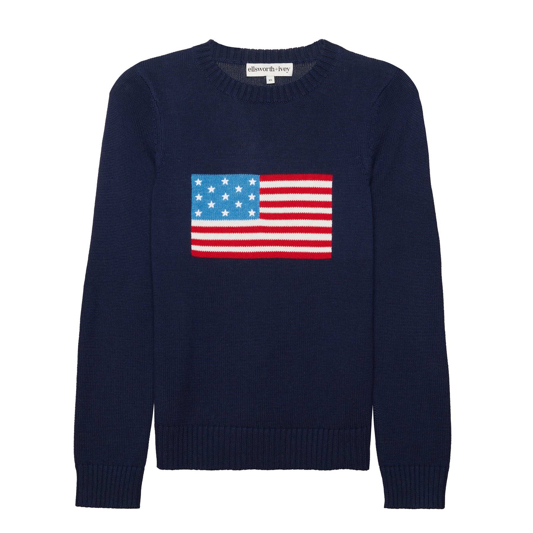 Ellsworth + Ivey Women's American Flag Sweater